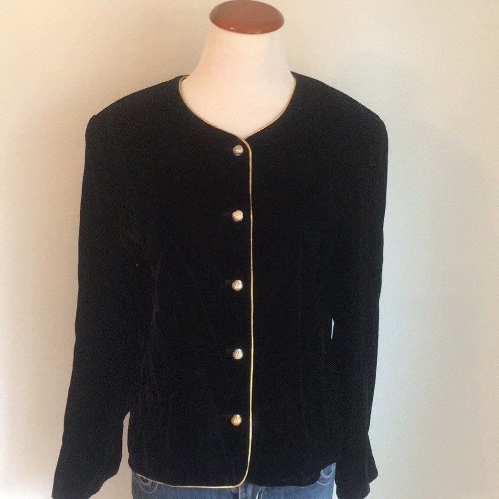 Vintage velvet jacket